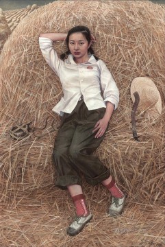 中国の女の子 Painting - 中国の女の子たちを監視してください